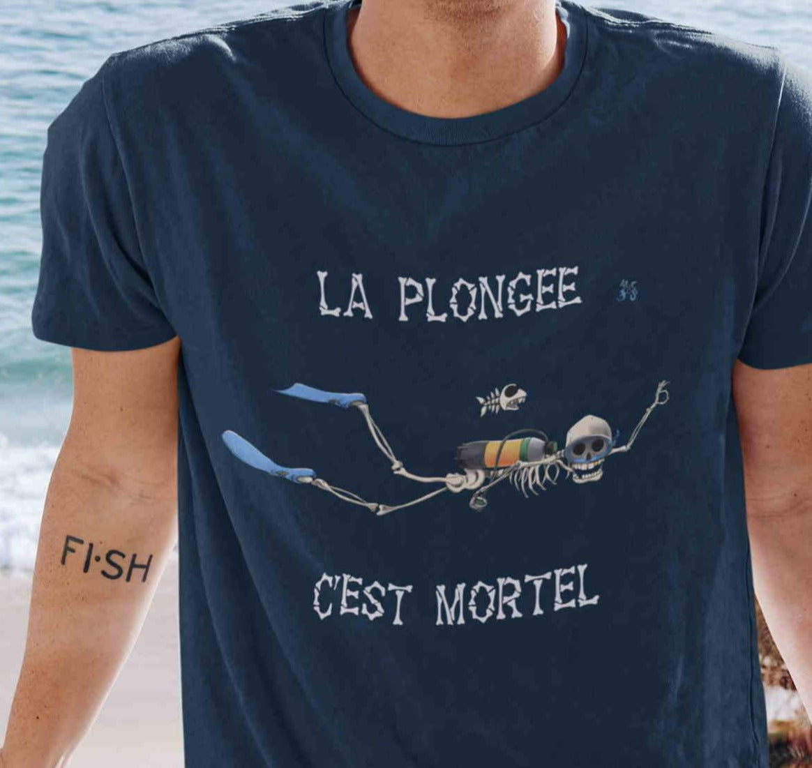 tee shirt plongée 100% bio