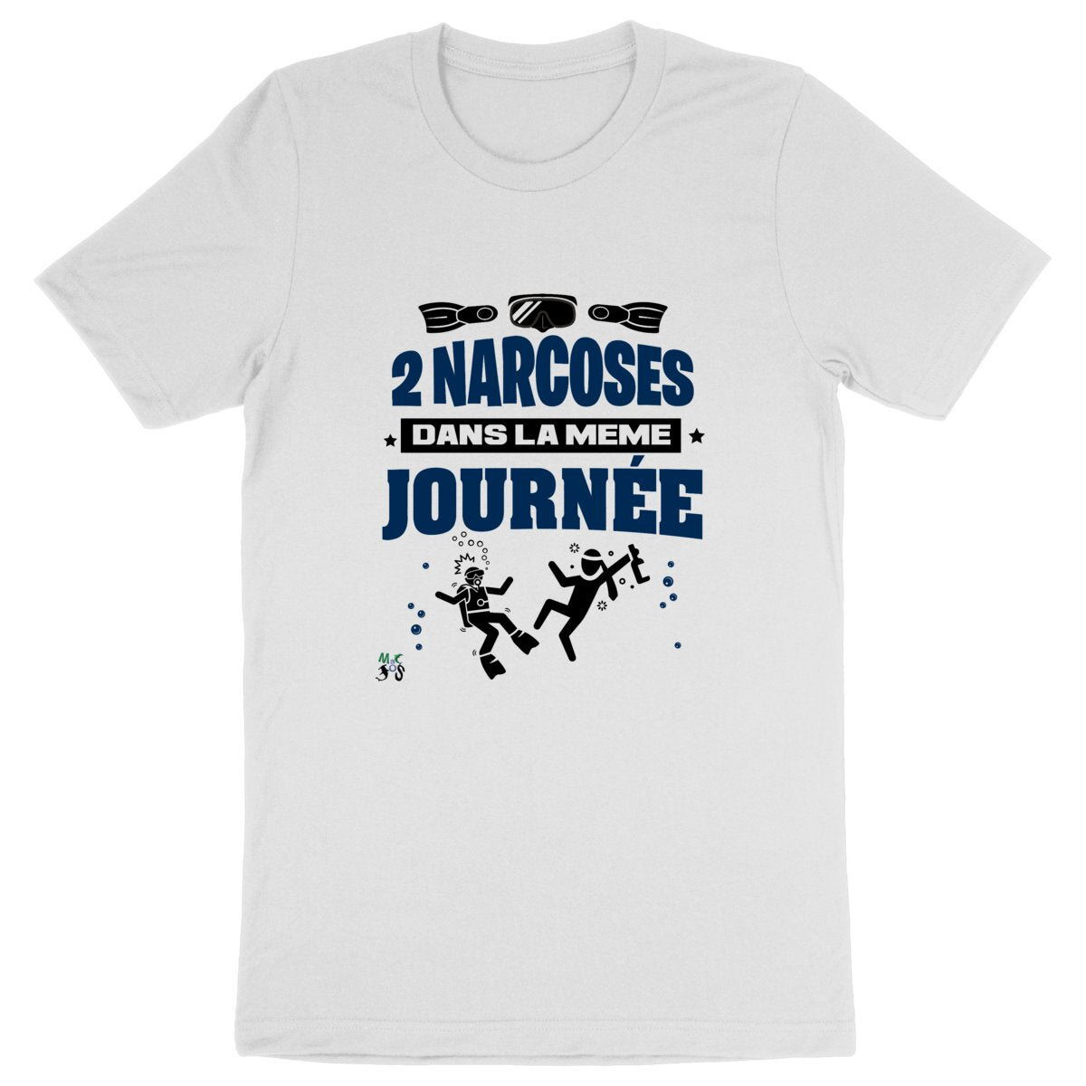 T-shirt plongeur bio : 2 narcoses
