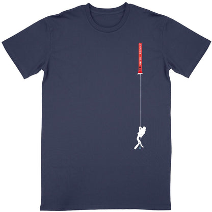 parachute de plongée vertical avec plongeur