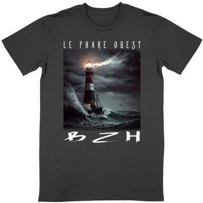 T-shirt Bretagne : le phare ouest