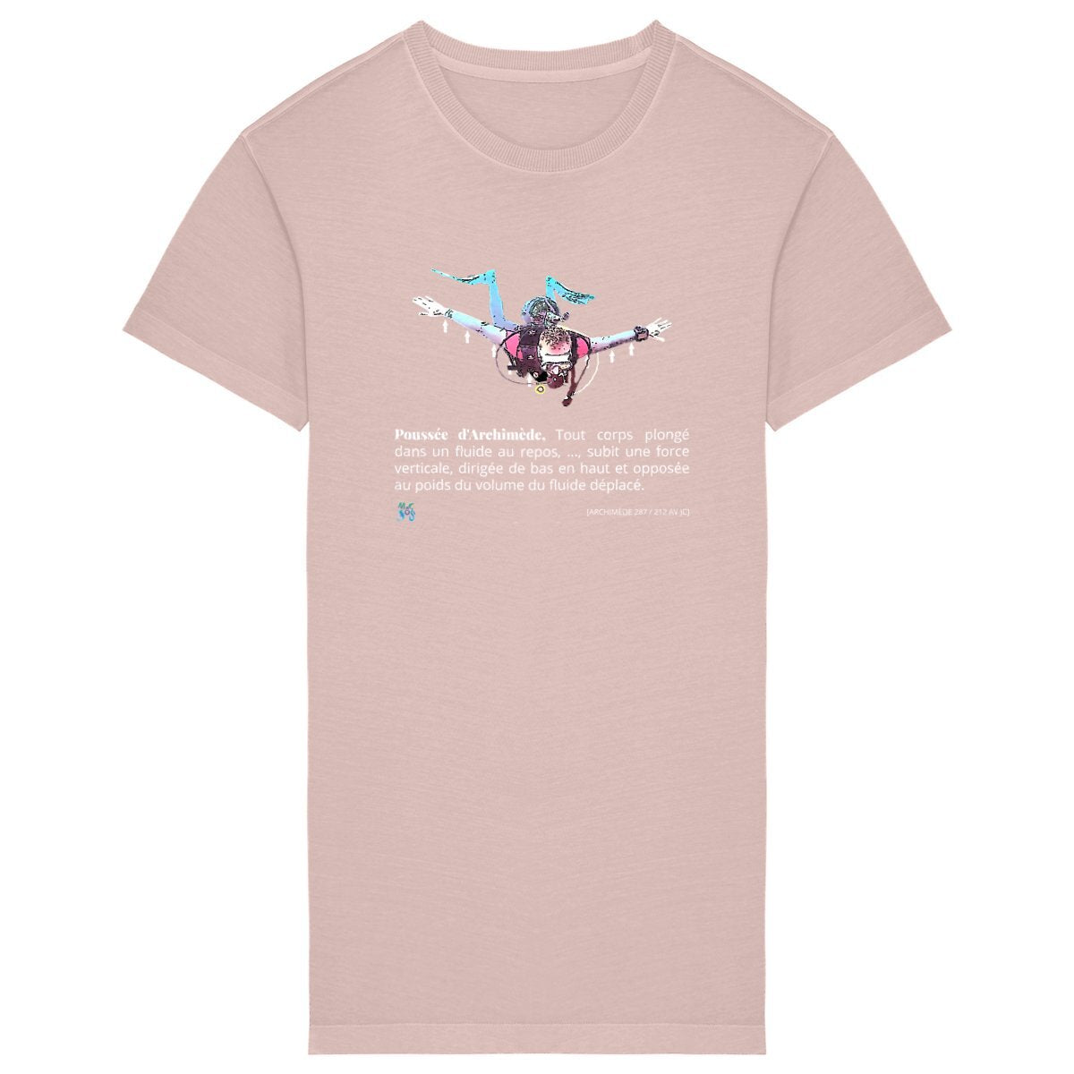 Robe T-shirt bio MacJos-poussée d`Archimède