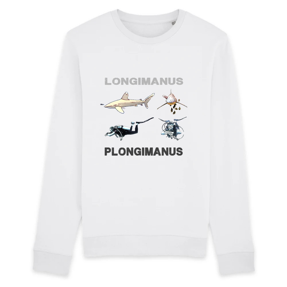 Sweat shirt plongée bio : longimanus / plongimanus - MacJos