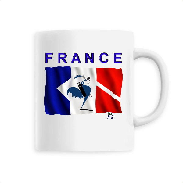 Mug plongée : plongeur francais - MacJos