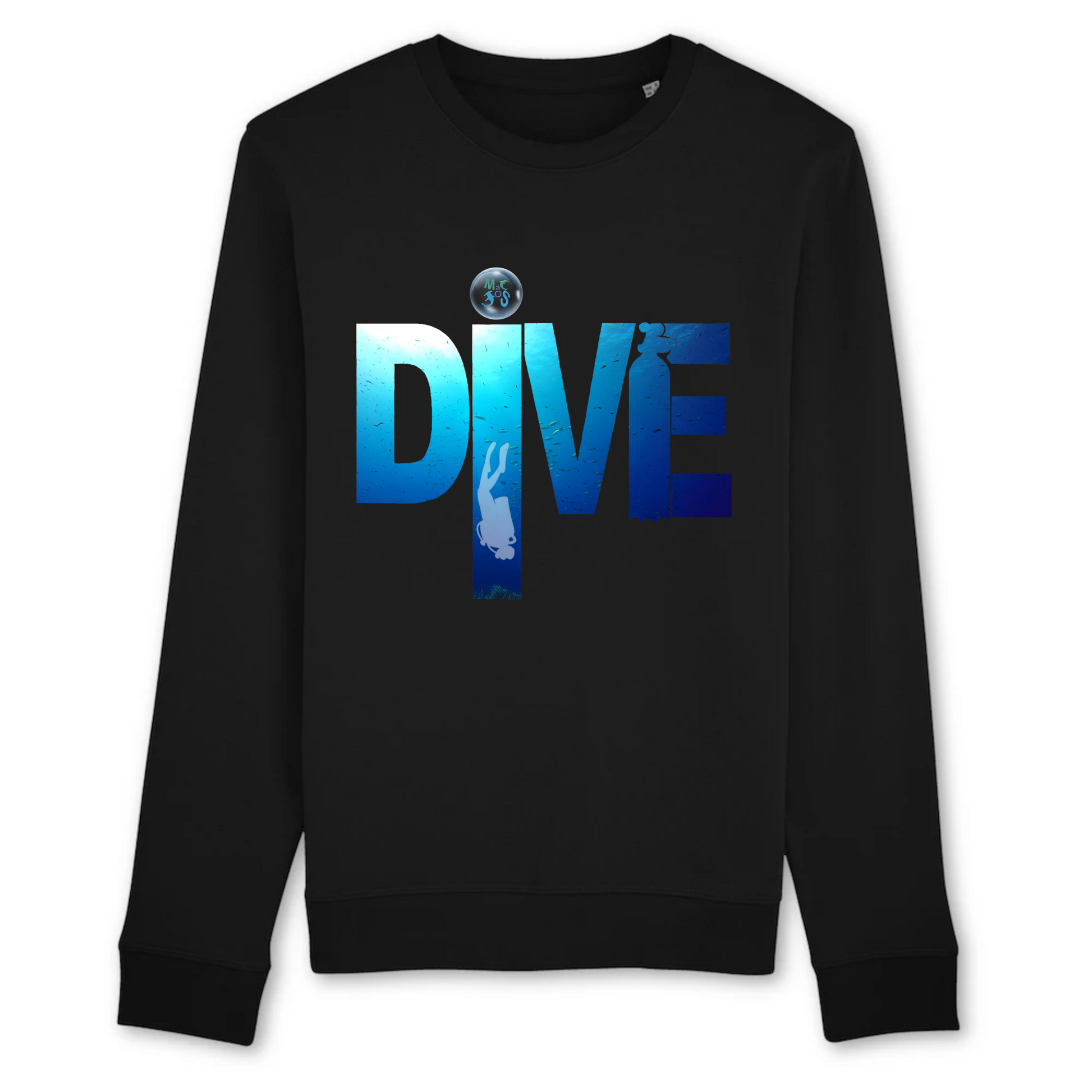 Sweat shirt plongée bio : DIVE - MacJos