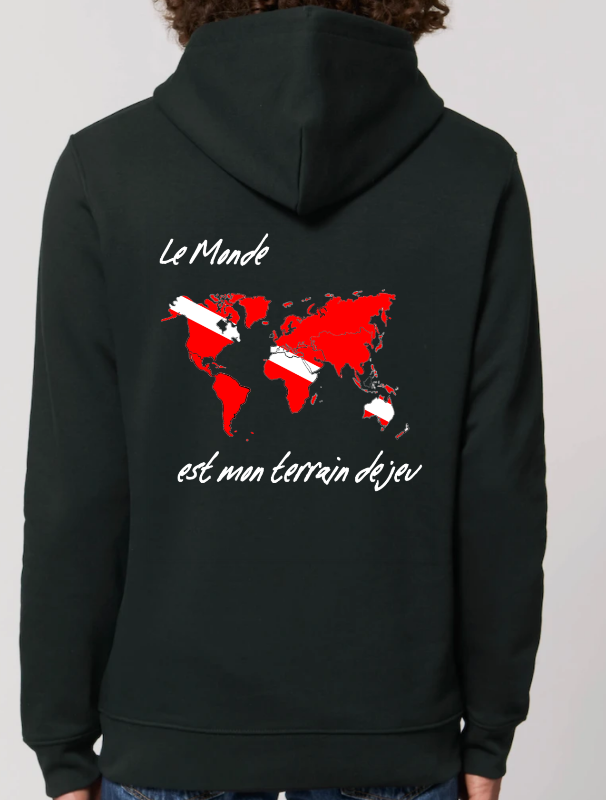 Sweat-shirt plongée bio : le monde alpha - MacJos