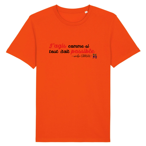 T-shirt citation inspirante :  tout est possible - MacJos
